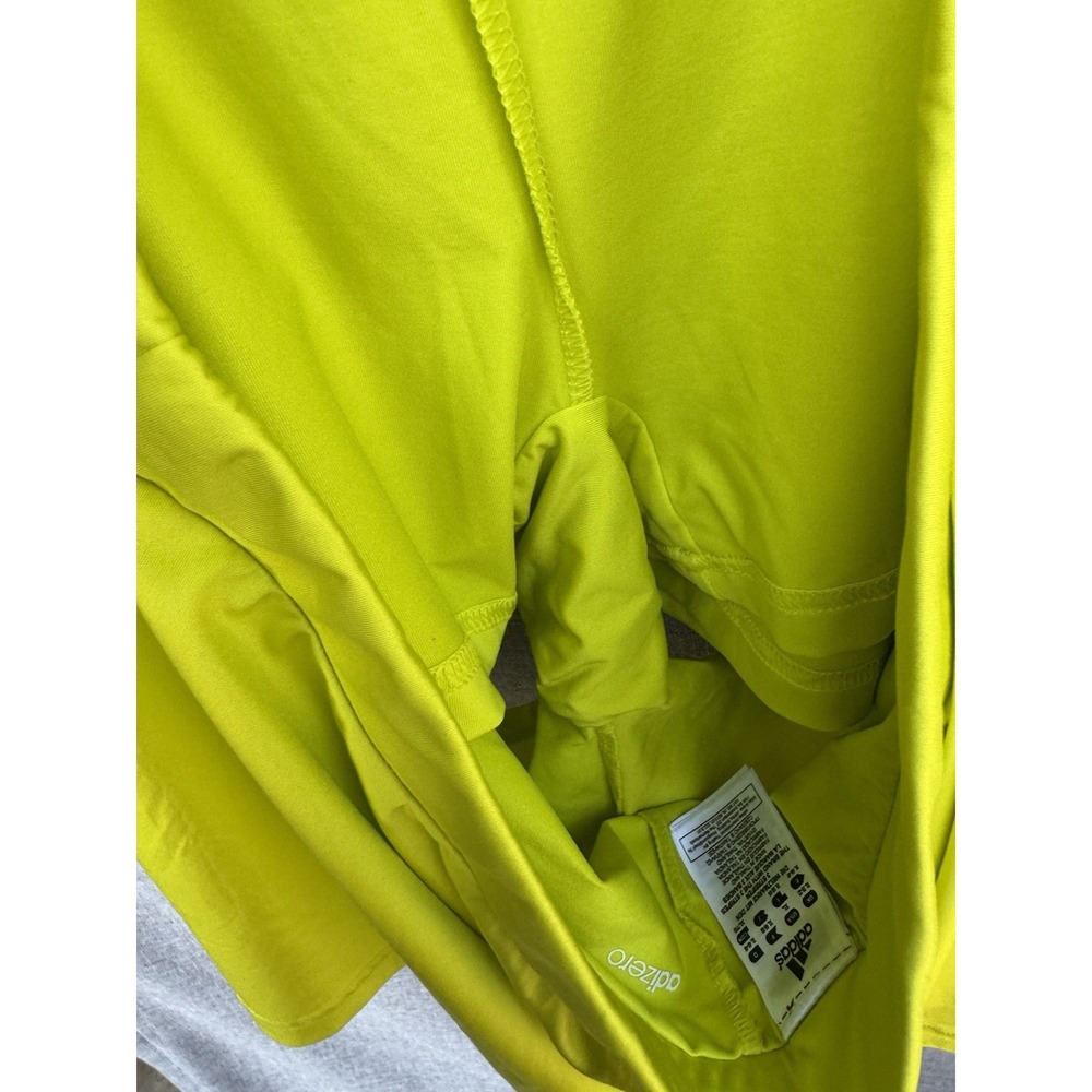 Adidas Adizero Sz‎ XL Formation Neon Yellow/Green Skort Skirt Tennis Pickleball - Picture 7 of 8